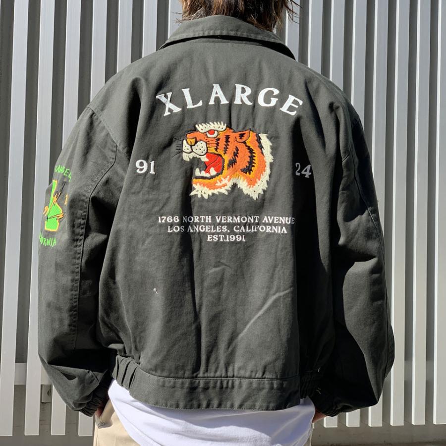 XLARGE 全2色 エクストララージ ベトジャン TIGER EMBROIDERY XLARGE 全2色 エクストララージ ベトジャン TIGER EMBROIDERY