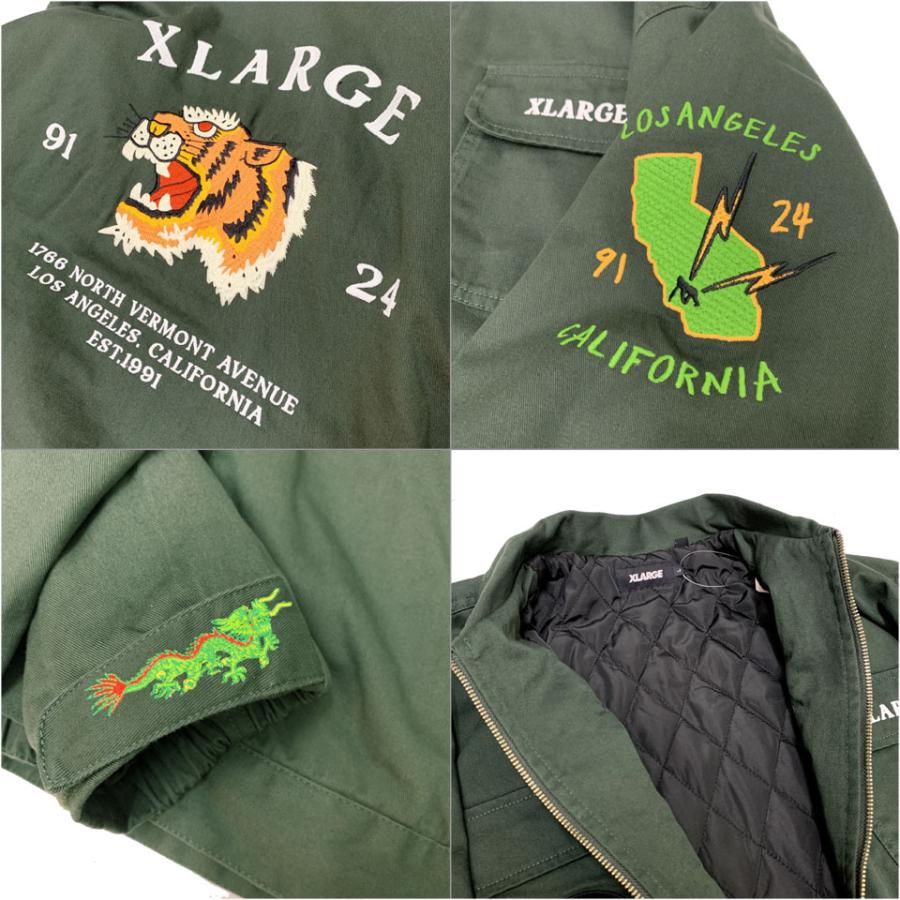 XLARGE 全2色 エクストララージ ベトジャン TIGER EMBROIDERY XLARGE 全2色 エクストララージ ベトジャン TIGER EMBROIDERY