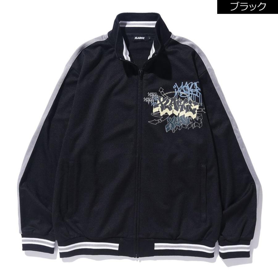 全2色 エクストララージ XLARGE トラックジャケット GRAFFITI TRACK JACKET ジャージ ブラック ライトブルー BLACK LT.BLUE 黒 青 101241021013｜mr-vibes｜08