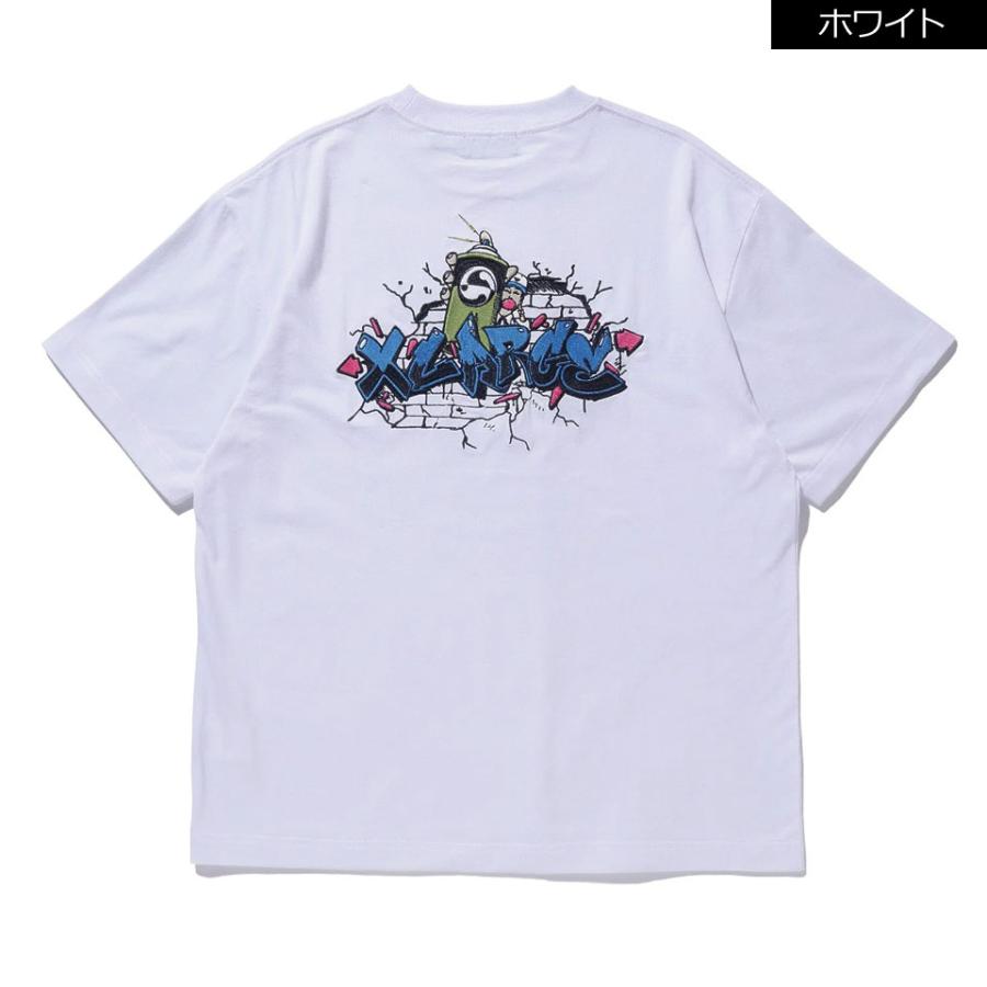 全2色 エクストララージ XLARGE Tシャツ AEROSOL GAFFITI S/S TEE 半袖 ホワイト 白 WHITE ブラック 黒 BLACK 101242011032｜mr-vibes｜04