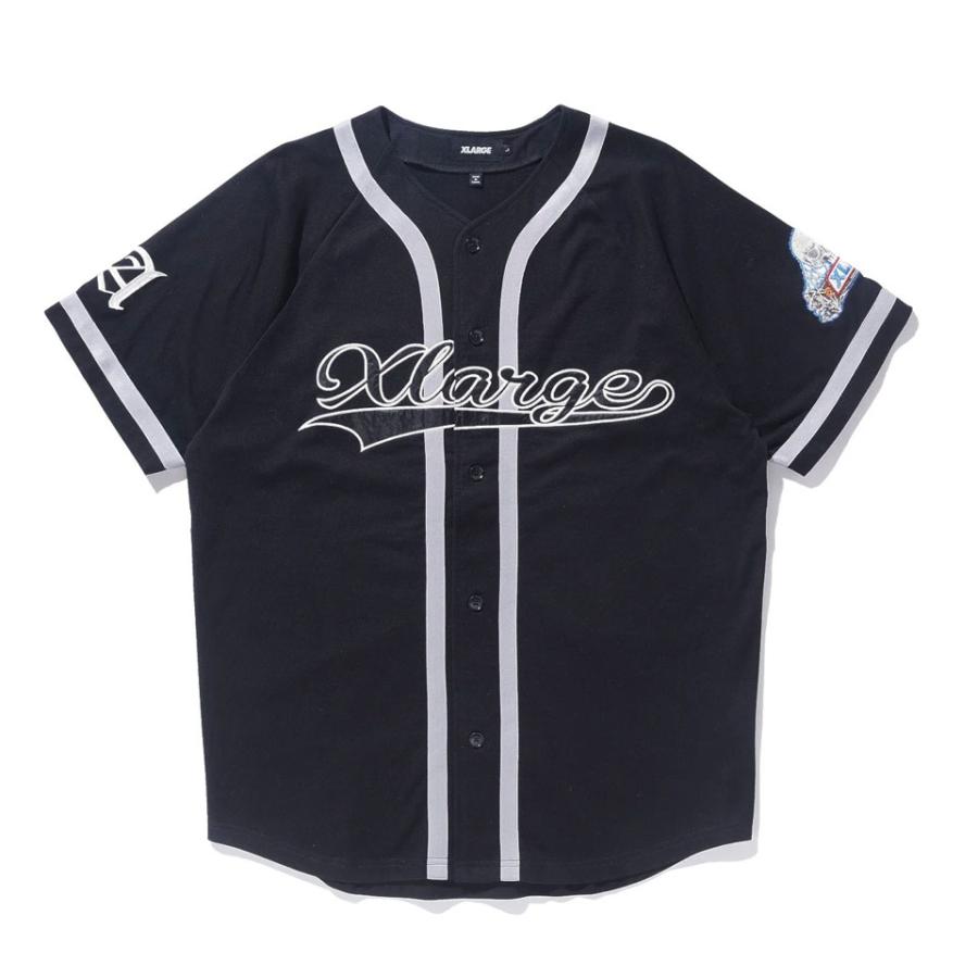 XLARGE エクストララージ ベースボールシャツ EMBROIDERED
