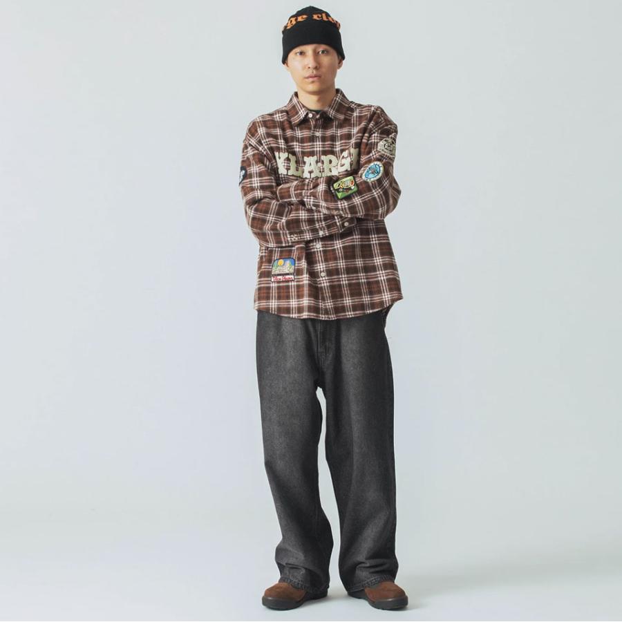 XLARGE（エクストラ ラージ） チェックシャツ 長袖シャツ ネルシャツ