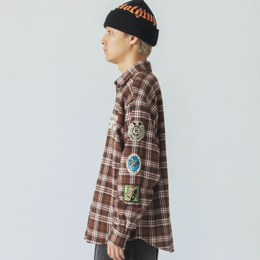 XLARGE（エクストラ ラージ） チェックシャツ 長袖シャツ ネルシャツ