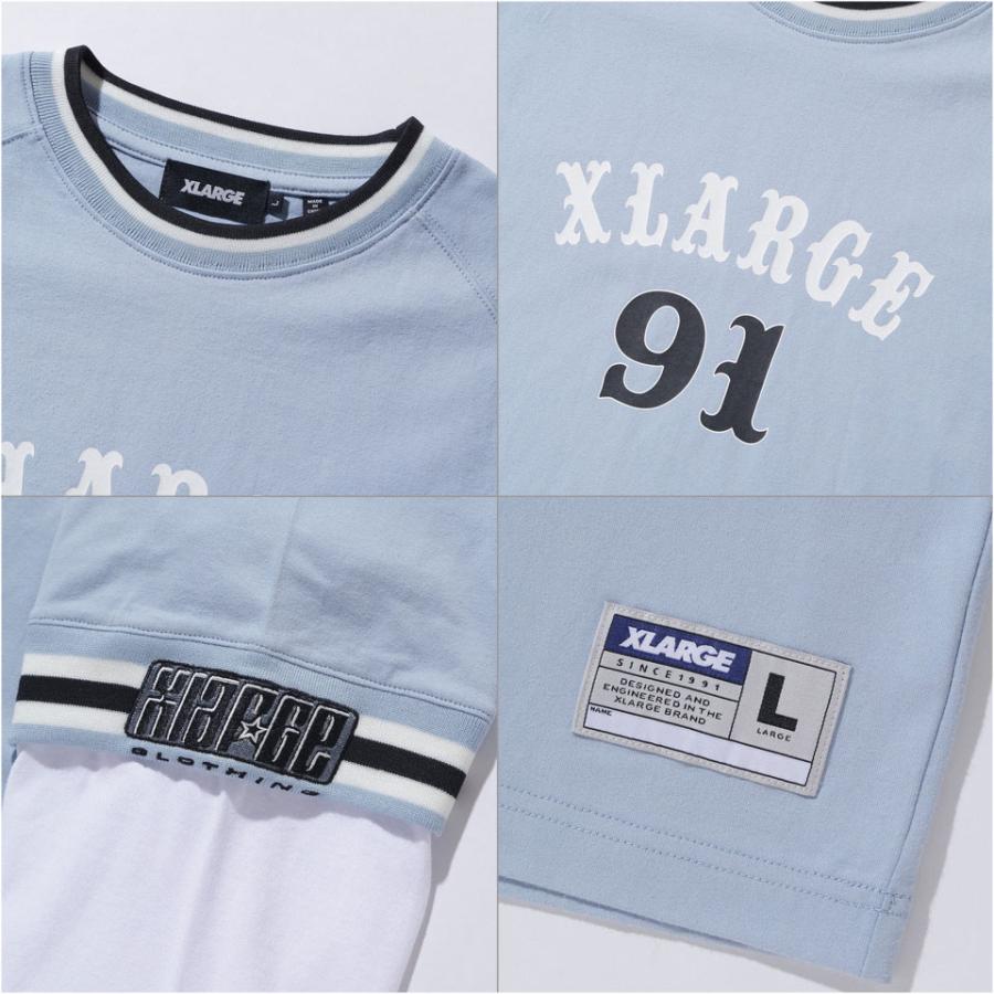 XLARGE（エクストラ ラージ） 全2色 ロンT Tシャツ XLARGE 91 LAYERD L 