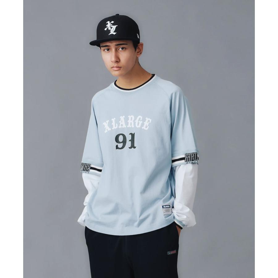 XLARGE（エクストラ ラージ） 全2色 ロンT Tシャツ XLARGE 91 LAYERD L