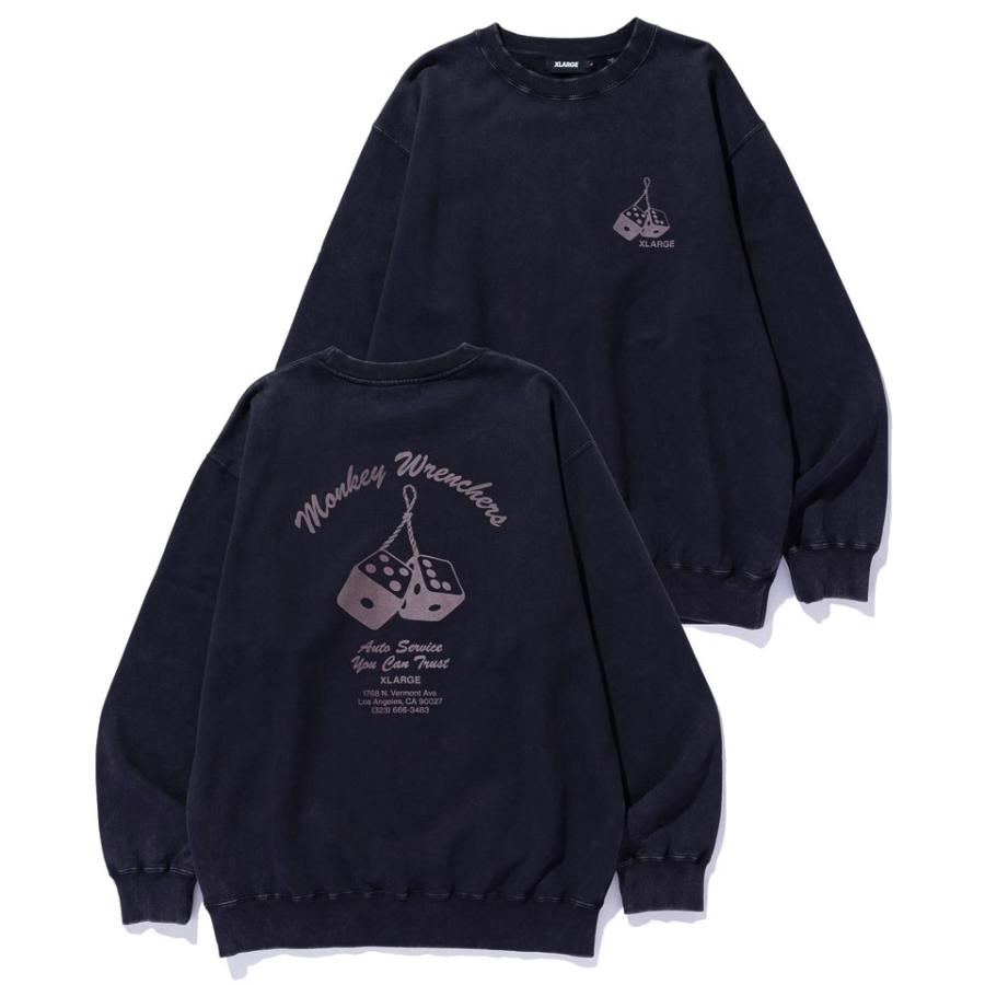 XLARGE（エクストラ ラージ） クルースウェット MONKEY WRENCHERS