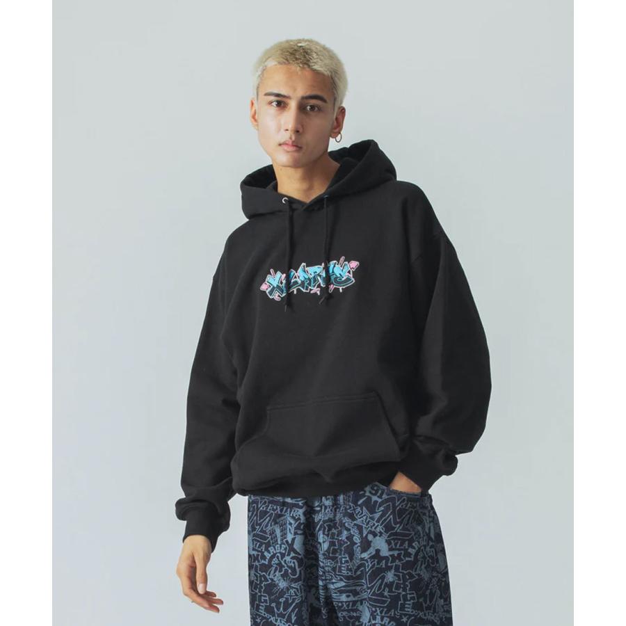 XLARGE 全2色 エクストララージ パーカー AEROSOL GAFFITI