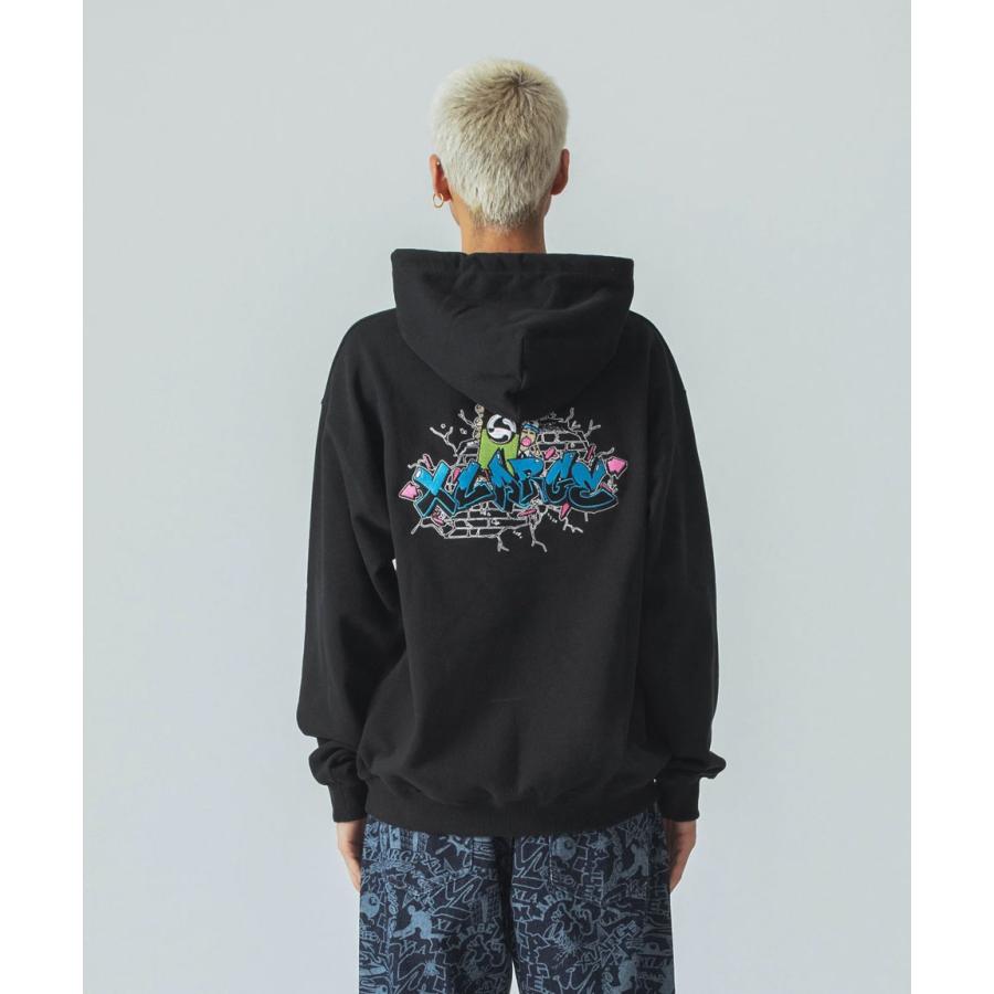 XLARGE（エクストラ ラージ） 全2色 パーカー AEROSOL GAFFITI HOODED