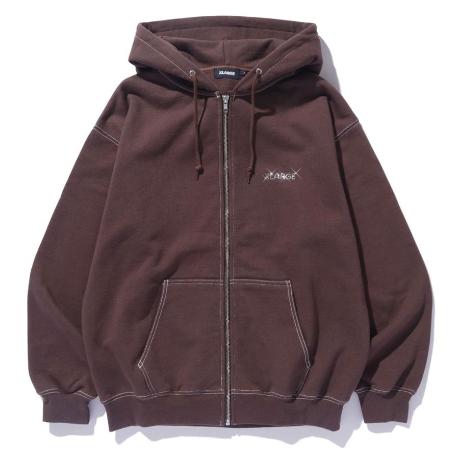 XLARGE 全2色 エクストララージ ジップパーカー RHINESTONE OG XLARGE 全2色 エクストララージ ジップパーカー RHINESTONE OG