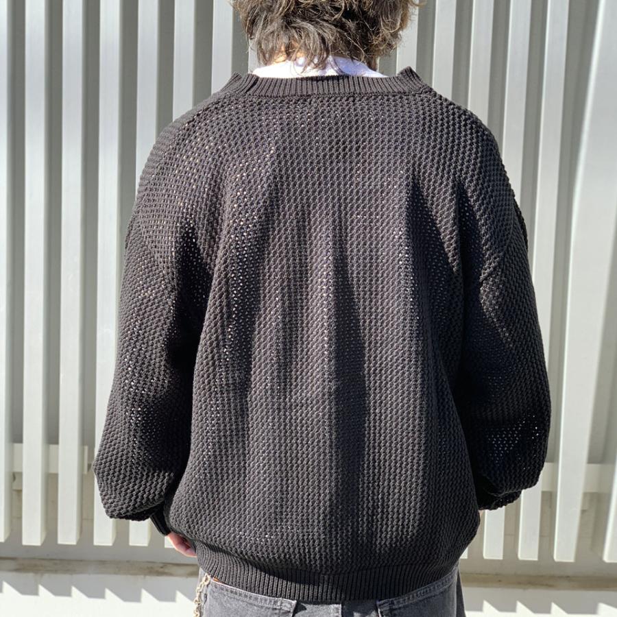 XLARGE エクストララージ ニットカーディガン WAFFLE KNIT