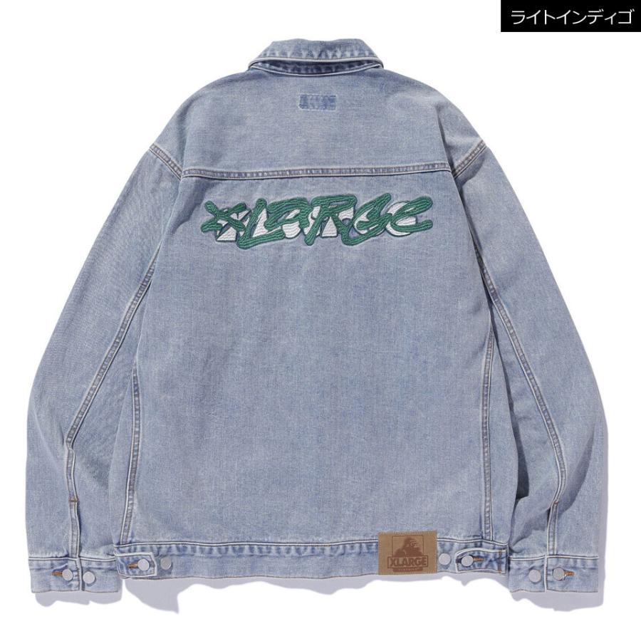 XLARGE 全2色 エクストララージ デニムジャケット SIDE CUTTING XLARGE 全2色 エクストララージ デニムジャケット SIDE CUTTING