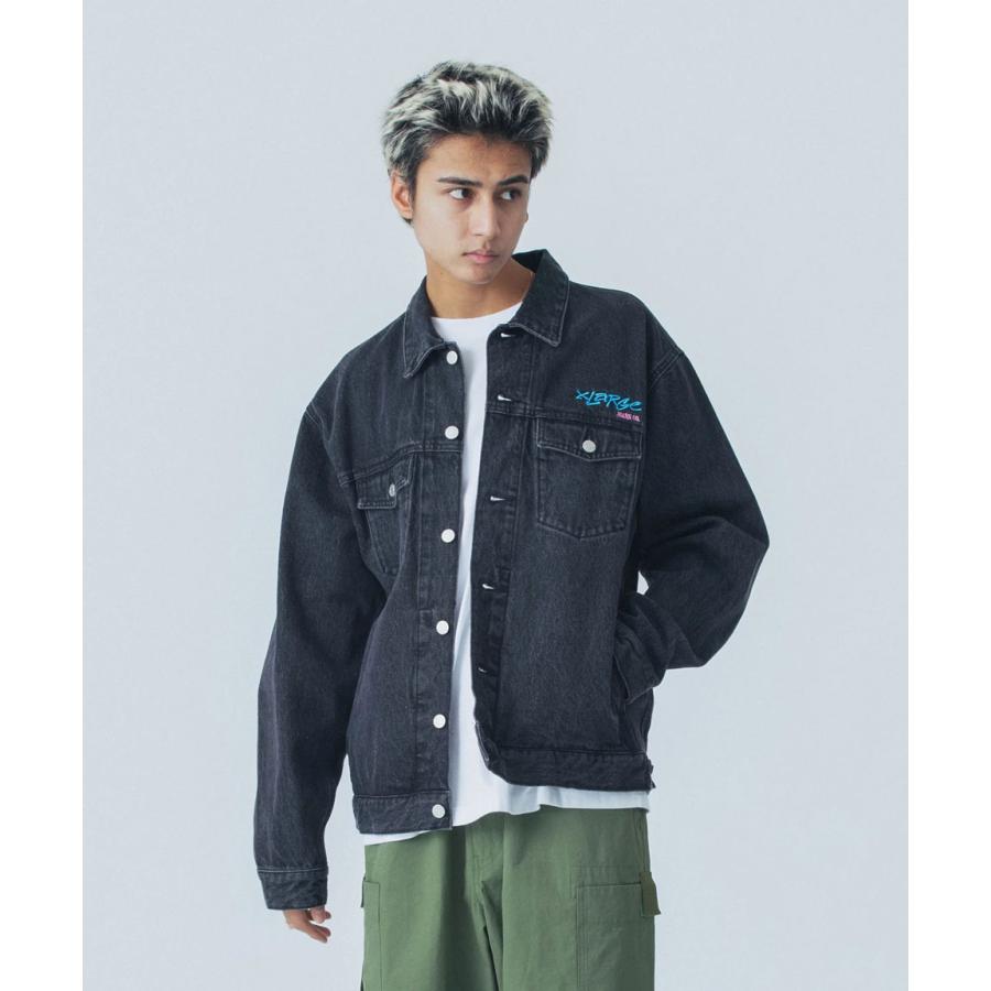 XLARGE 全2色 エクストララージ デニムジャケット SIDE CUTTING XLARGE 全2色 エクストララージ デニムジャケット SIDE CUTTING