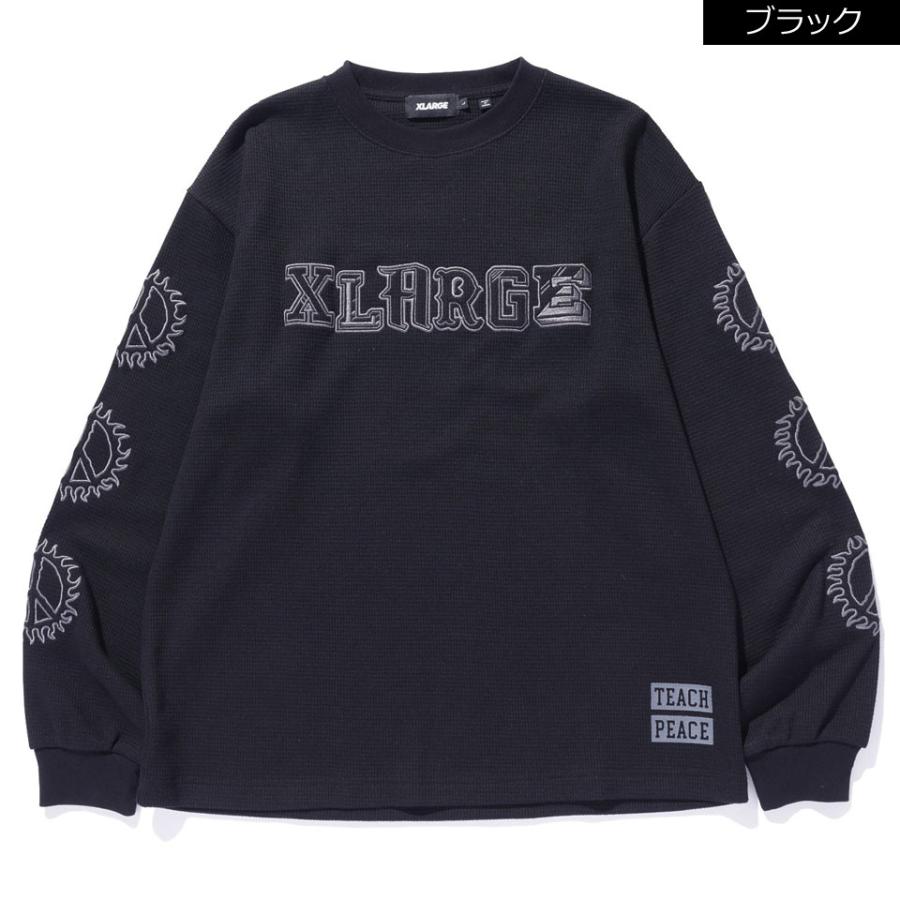 XLARGE（エクストラ ラージ） 全2色 ロンT Tシャツ CAMPUS WAFFLE L/S