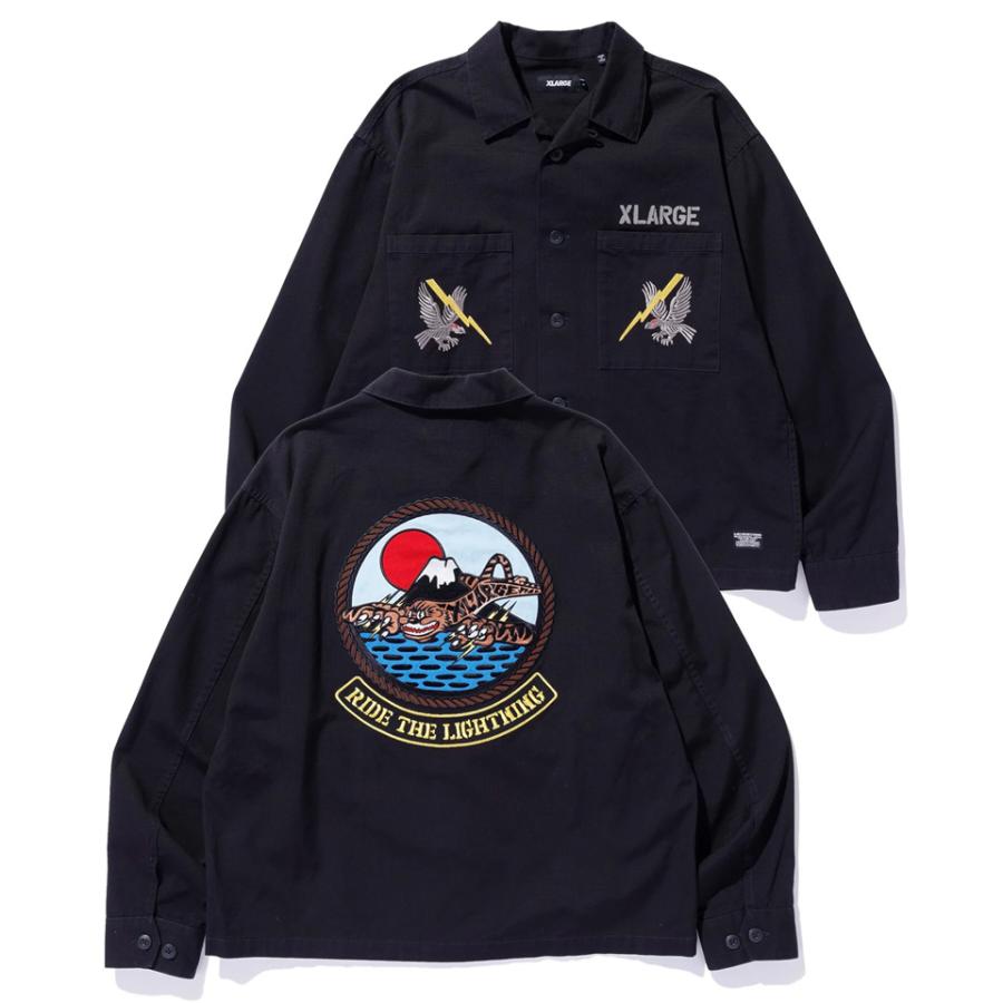XLARGE（エクストラ ラージ） ミリタリーシャツ RIPSTOP MILITARY 