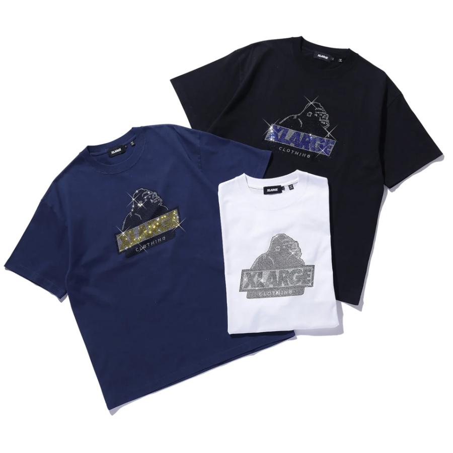 XLARGE（エクストラ ラージ） 全3色 XLARGE Tシャツ RHINE STONE