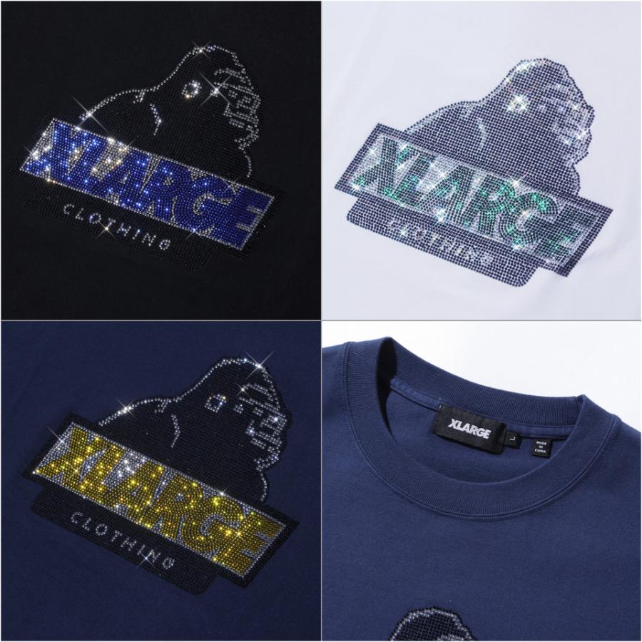 XLARGE（エクストラ ラージ） 全3色 XLARGE Tシャツ RHINE STONE