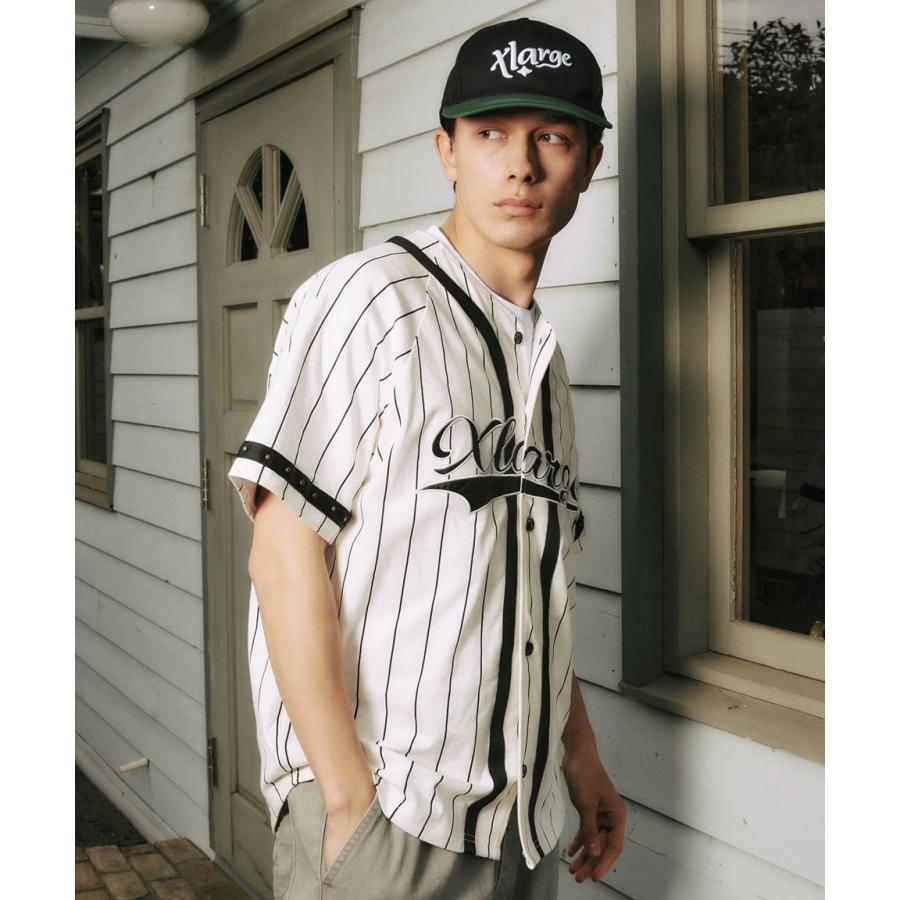 XLARGE（エクストラ ラージ） ベースボールシャツ STUDDED BASEBALL
