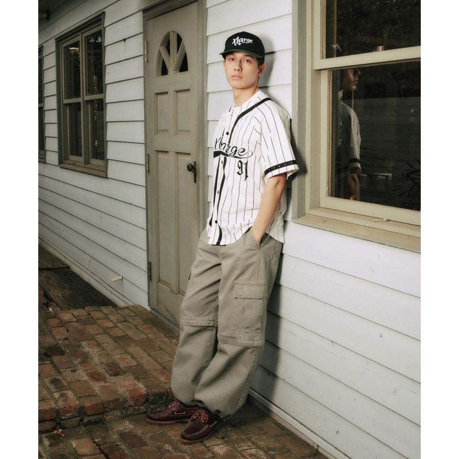 XLARGE（エクストラ ラージ） ベースボールシャツ STUDDED BASEBALL