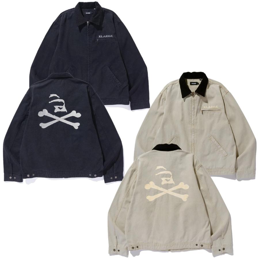 XLARGE 全2色 エクストララージ ワークジャケット SKULL WORK