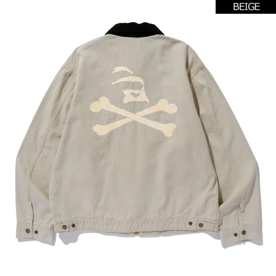 XLARGE ベージュジャケット XLARGE 全2色 エクストララージ ワークジャケット SKULL WORK