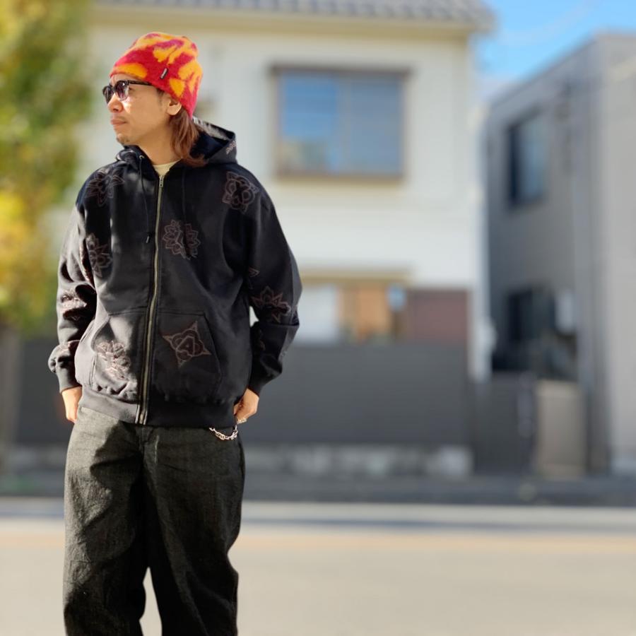 XLARGE（エクストラ ラージ） ジップパーカー ALLOVER EMBROIDERY ZIP