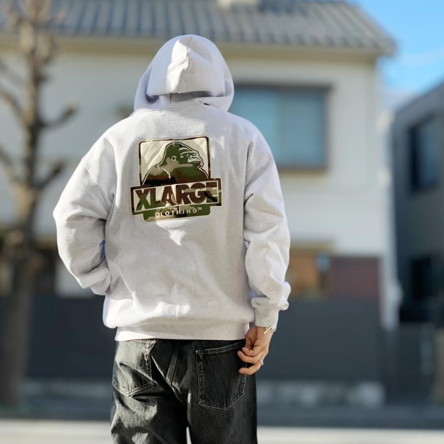 XLARGE（エクストラ ラージ） 全2色 ジップパーカー OG BOX ZIP UP