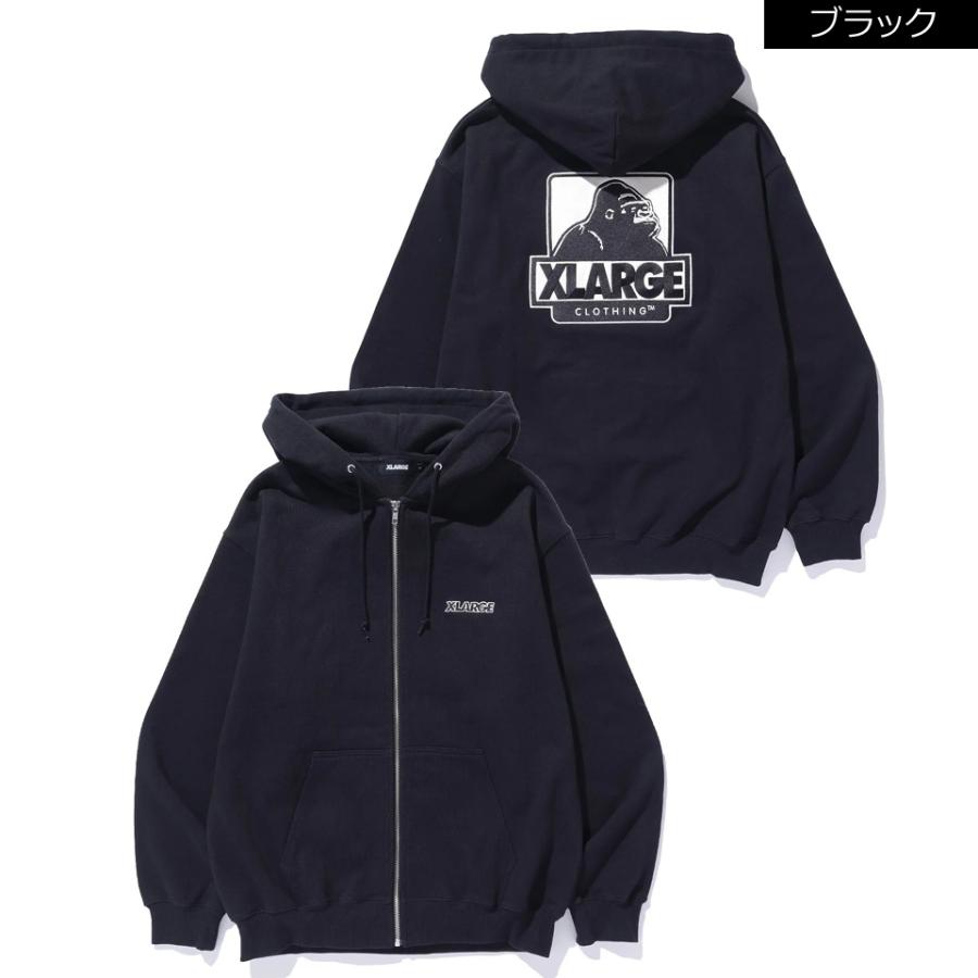 XLARGE（エクストラ ラージ） 全2色 ジップパーカー OG BOX ZIP UP