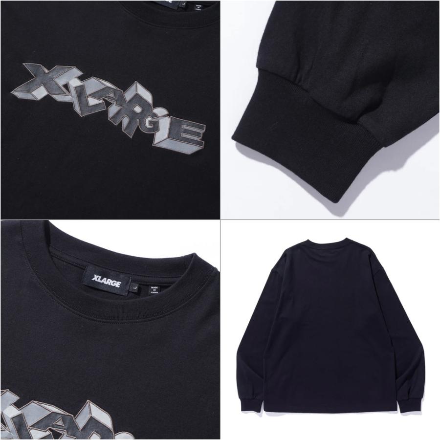XLARGE（エクストラ ラージ） 全2色 ロンT Tシャツ 3D LOGO L/S TEE