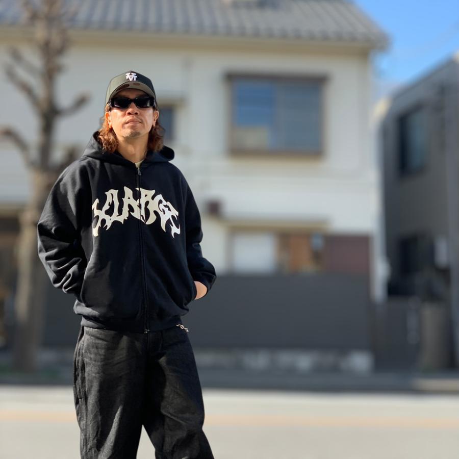 XLARGE（エクストラ ラージ） ジップパーカー DISTORTED LOGO ZIP UP