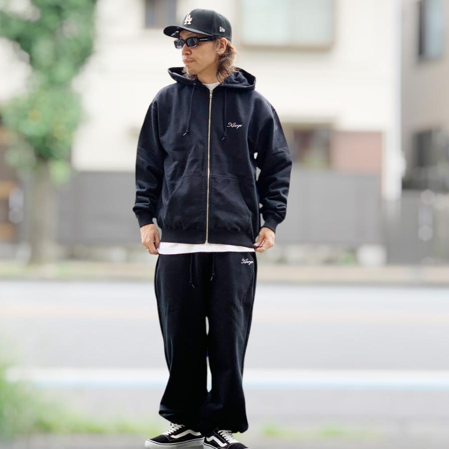 XLARGE（エクストラ ラージ） ジップパーカー CURSIVE ZIP UP HOODED