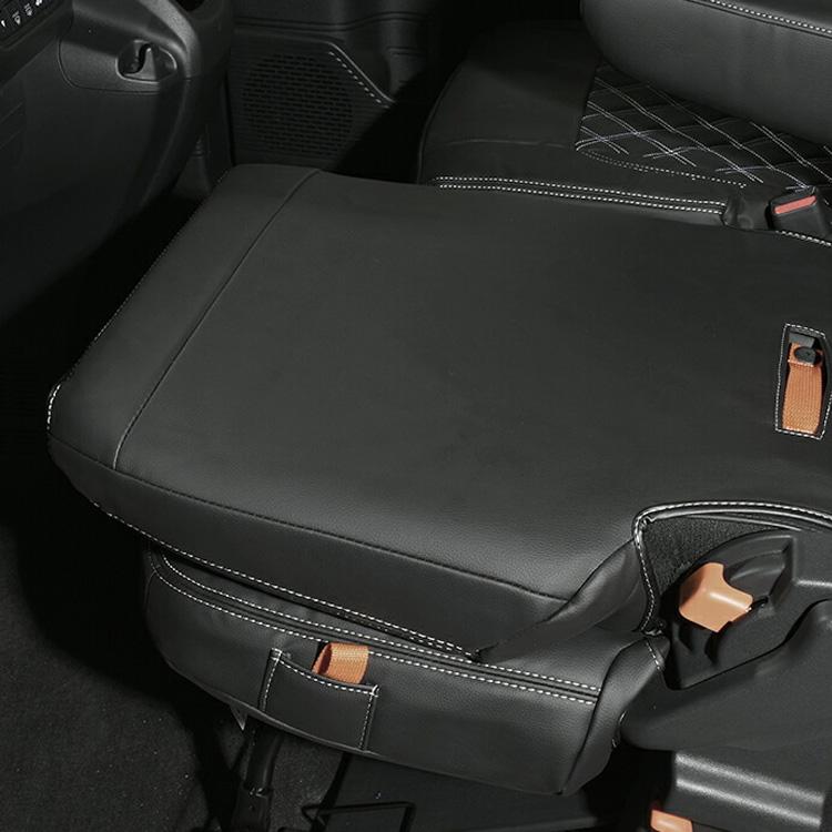 N-VAN JJ1 JJ2 シートカバー ブラック ホワイトステッチ 運転席 助手席