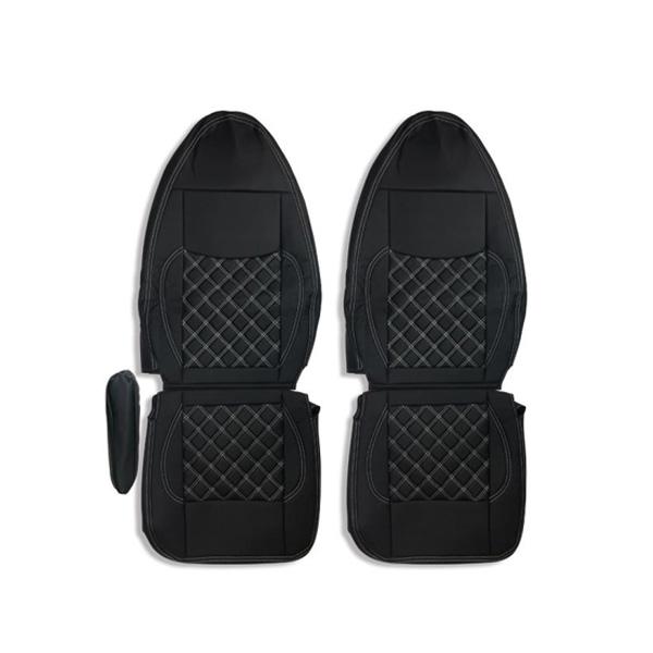 シートカバー　ベストワンファイター　ブラック　R/Lセット 新品 三菱ふそう ベストワンファイター シートカバー 運転席 助手席 セット