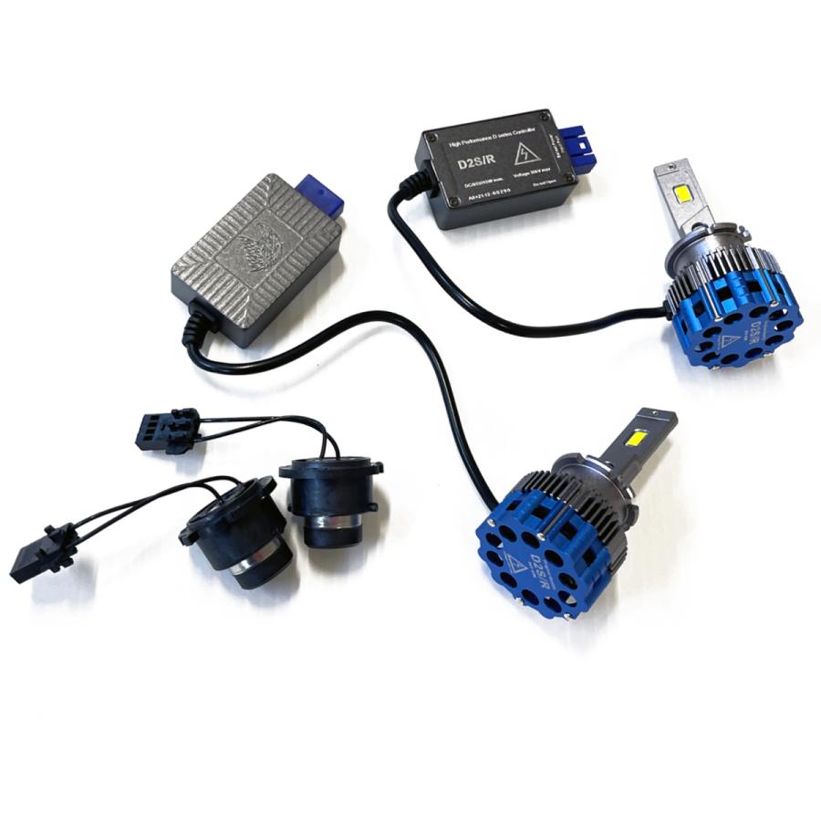 アルファードハイブリッド 10系 パーツ D2S D2R LEDヘッドライト