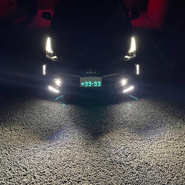 プリウス50系 後期 パーツ LEDフォグランプ 爆光 3色 イエロー プリウス50系 後期 パーツ LEDフォグランプ 爆光 3色 イエロー