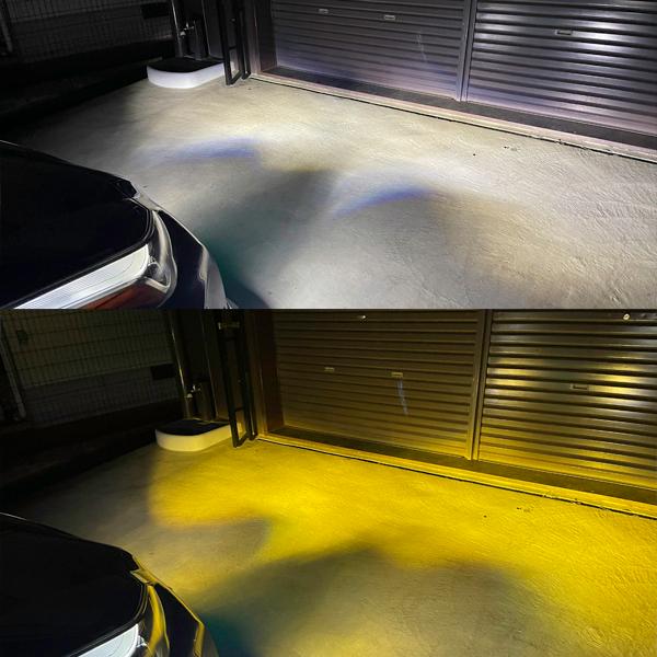 50プリウス　加工フォグ　爆光対応 プリウス50系 後期 パーツ LEDフォグランプ 爆光 3色 イエロー