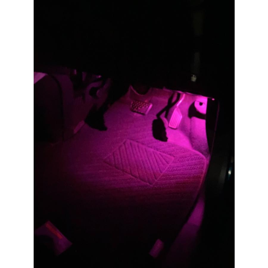 クラウン220系 フットランプ LED 汎用 フットライト 足元ライト ピンク アイスブルー レッド ホワイト ブルー インナーランプ ルームランプ 純正交換 1個｜mr1｜06