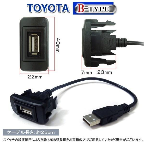 タント タントカスタム L375S L385S USBポート 車 埋め込み 増設 USBパネル スイッチホール カーナビ カーオーディオ 1個 COO｜mr1｜02