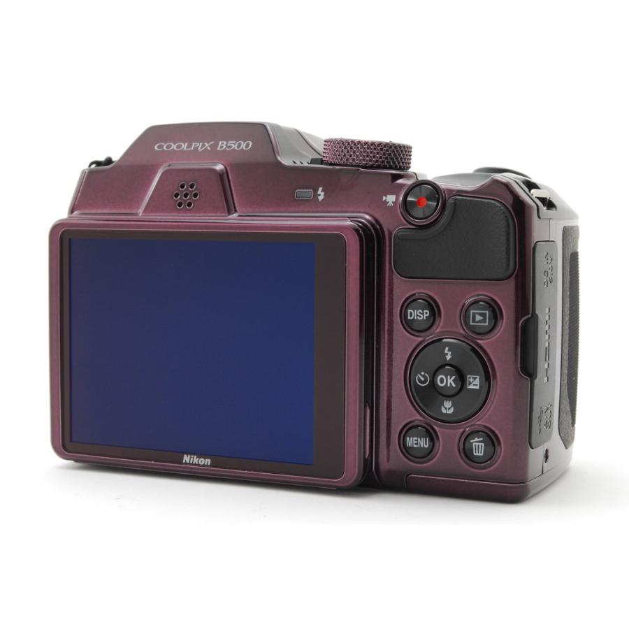 COOLPIX B Nikon ニコン B500 プラム 新品SD32GB付き : 山ウサギカメラ