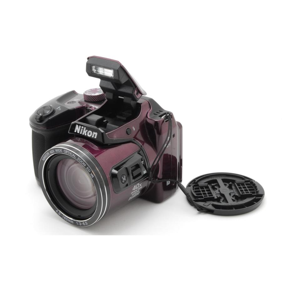 COOLPIX B Nikon ニコン B500 プラム 新品SD32GB付き : 山ウサギカメラ