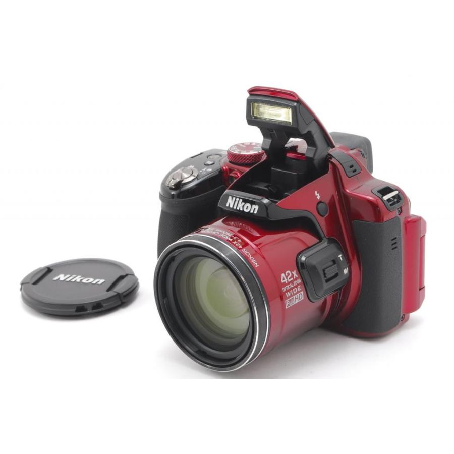 COOLPIX P Nikon ニコン P520 レッド 新品SD32GB付き iPhone転送