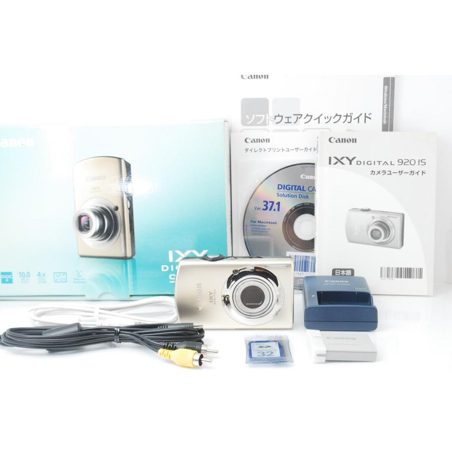 Canon IXY DIGITAL 920 IS PC1308 デジカメ　現状品 IXY DIGITAL 920 IS Canon キヤノン ゴールド : 山ウサギカメラ - 通販