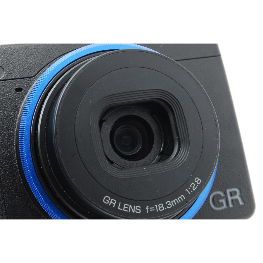RICOH GRIII コンパクトデジタルカメラ 青リング 純正ケース付き