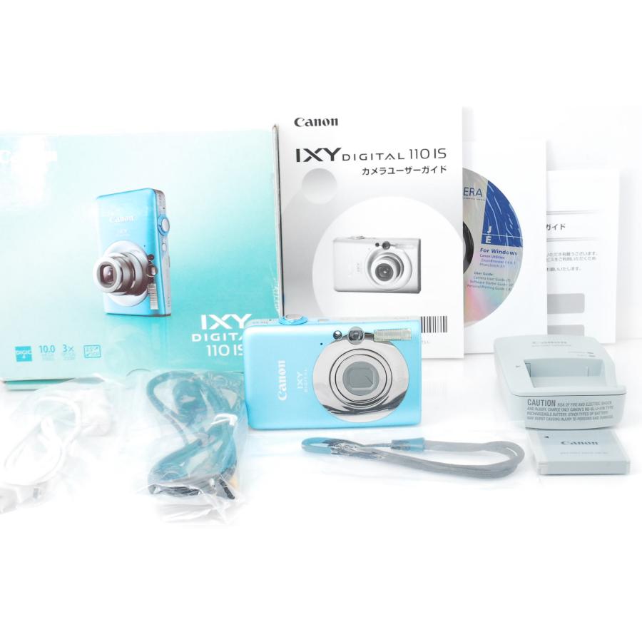 IXY DIGITAL 110 IS Canon キヤノン ブルー : 山ウサギカメラ