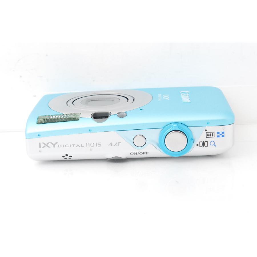 Canon IXY 110IS ブルー デジカメ コンデジ IXY DIGITAL 110 IS Canon キヤノン ブルー : 山ウサギカメラ