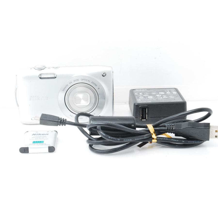 Nikon COOLPIX S3300 シルバー デジカメ Amazon | Nikon デジタルカメラ COOLPIX (クールピクス) S3300