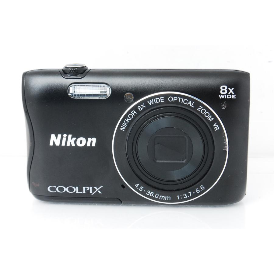 COOLPIX S Nikon ニコン S3700 ブラック : 山ウサギカメラ - 通販