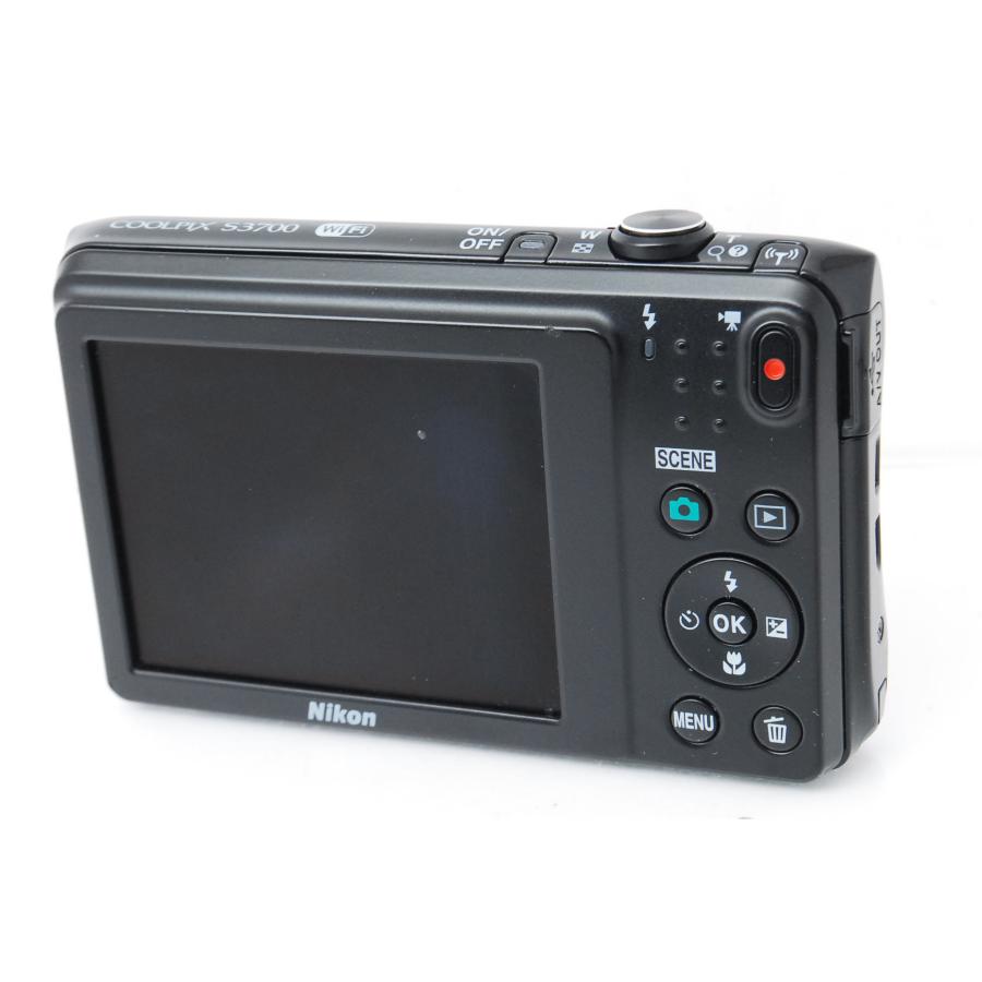 COOLPIX S Nikon ニコン S3700 ブラック : 山ウサギカメラ - 通販