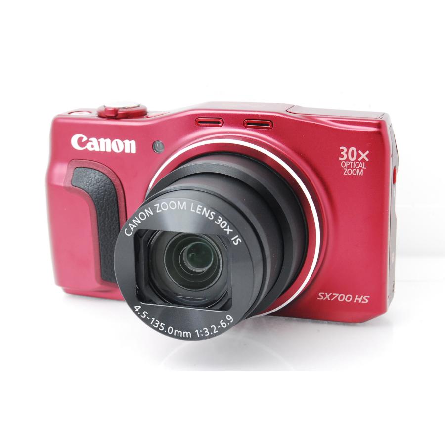 キャノン PowerShot SX700 HS レッド デジタルカメラ 動作良好 PowerShot SXシリーズ Canon キヤノン SX700 HS レッド : 山ウサギ