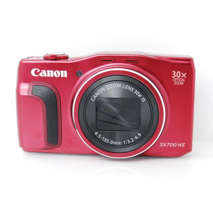 【美品】Canon SX700 HS 赤 コンパクトデジタルカメラ PowerShot SXシリーズ Canon キヤノン SX700 HS レッド : 山ウサギ
