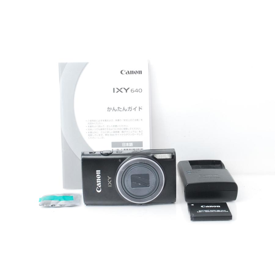 IXY Canon キヤノン 640 ブラック : 山ウサギカメラ - 通販 - Yahoo